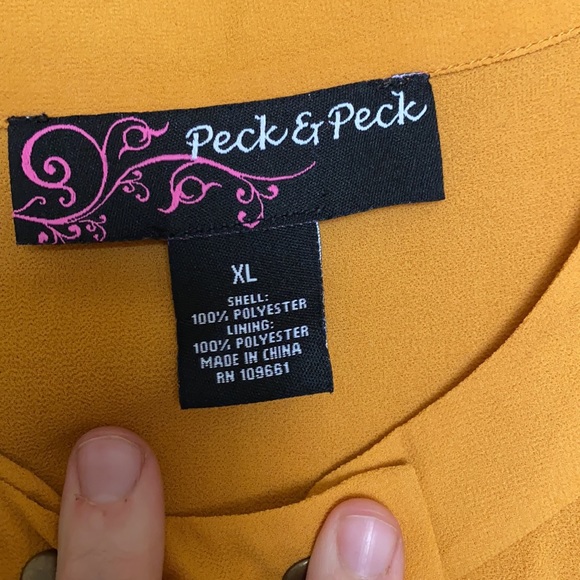 Yellow work shirt/shell - Picture 3 of 4